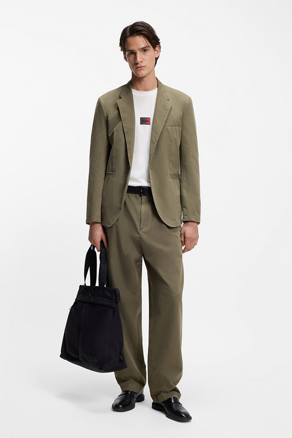 ΜΠΛΟΥΖΑ T-SHIRT HUGO - 102 ΛΕΥΚΟ